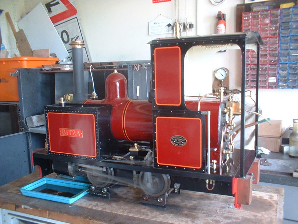 Bill Winter's "Bagnall" inverted saddle tank